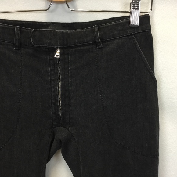 The Row Washed Black Ankle Zip Detail Skinny Jeans - Picture 5 of 13